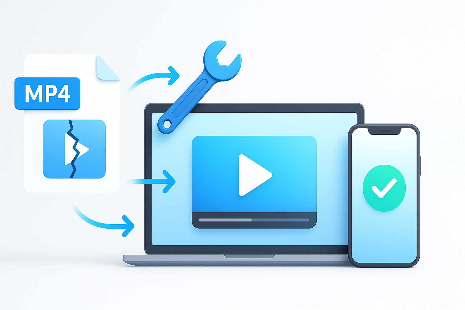 VideoRepair thumbnail - ملف الفيديو غير قابل للتشغيل بعد النقل (GoPro/طائرة بدون طيار/بطاقة SD)